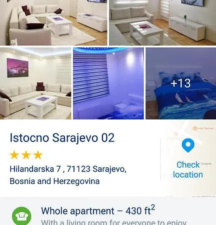 Jacuzzi Istocno דירה סראייבו